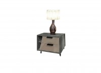 TABLE DE NUIT CASTALA REF 270 LEFT 2 TIRS GREY